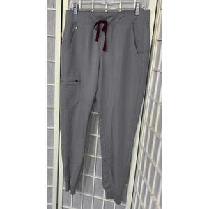 Figs SCRUB Bottoms Gray Surgical Drawstring MEDICAL UNIFORM Preppy Medium